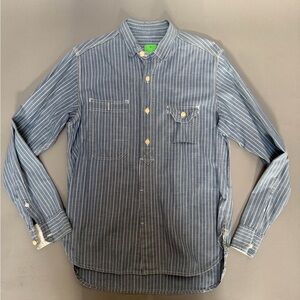 Blue Striped Men's Shirt